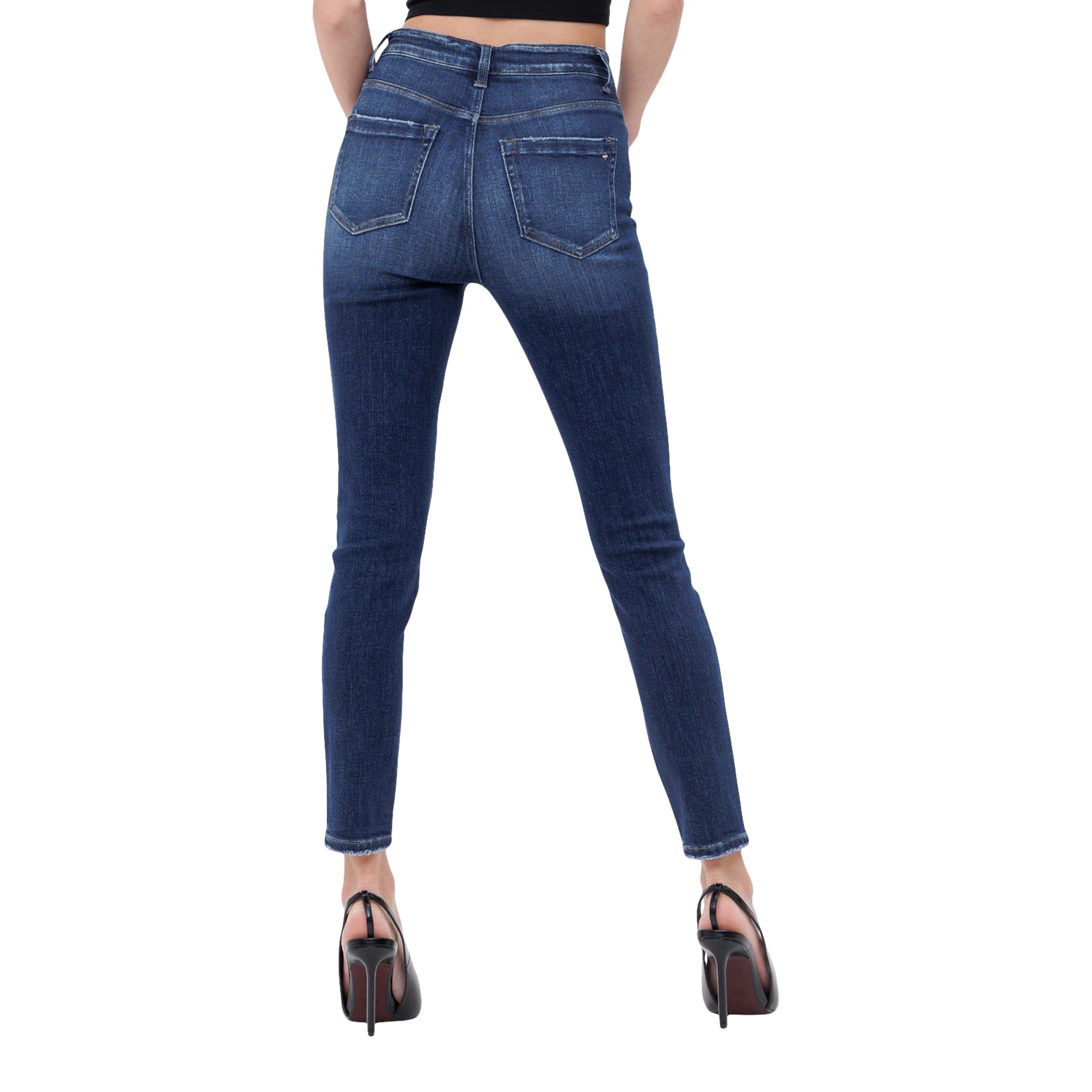 High Rise Ankle Skinny - Denny's