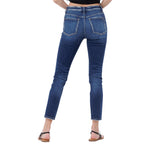 Mid Rise Button Fly Ankle Skinny - Denny's