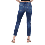 Mid Rise Button Fly Ankle Skinny - Denny's