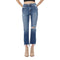 High Rise Side Slit Crop Straight - Denny's