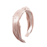 Metallic Knot Head Band Gold / Silver Blush - Denny's