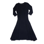 3/4 Sleeve Crew Dress - Denny's