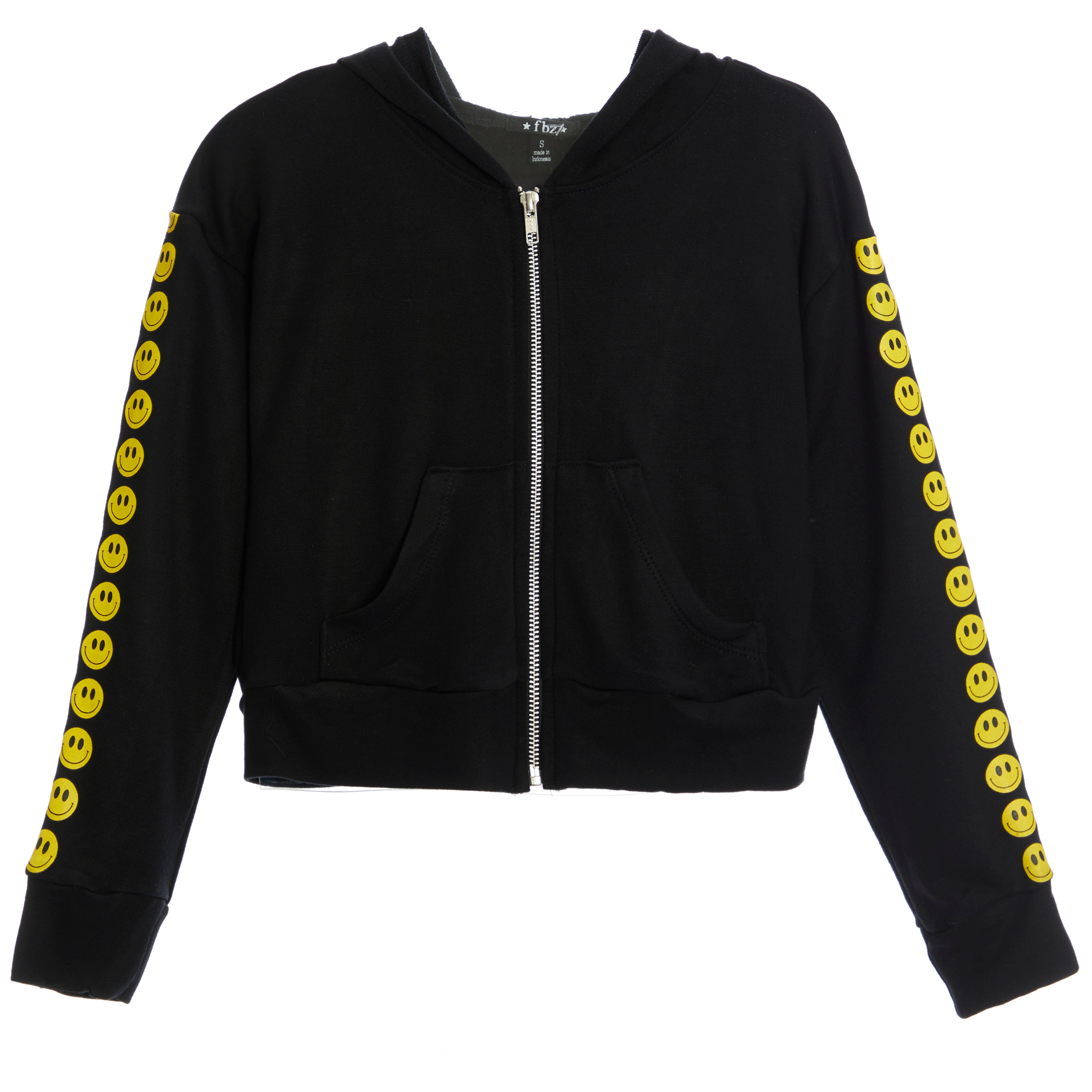 Smiley Sleeve Zip Hoodie - Denny's