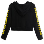 Smiley Sleeve Zip Hoodie - Denny's