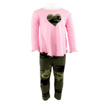 2pc Swing Set Rose with Camo Legging - Denny's