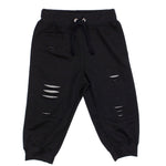 Sweatpant Black Ripped - Denny's