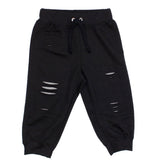 Sweatpant Black Ripped - Denny's