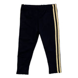 Black Legging with Gold Stripe - Denny's