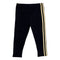 Black Legging with Gold Stripe - Denny's