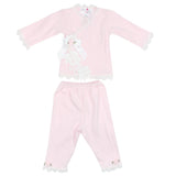 Two Piece Long Sleeve Wrap Set - Denny's
