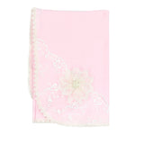 Blanket with Pink and Ivory Lace - Denny's