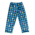 Blue Plaid Lightening Bolt Pant - Denny's