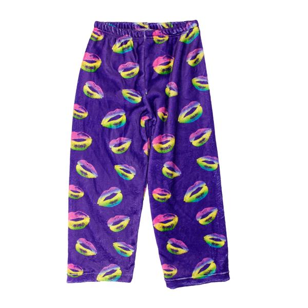 Purple Lips Lounge Pant - Denny's