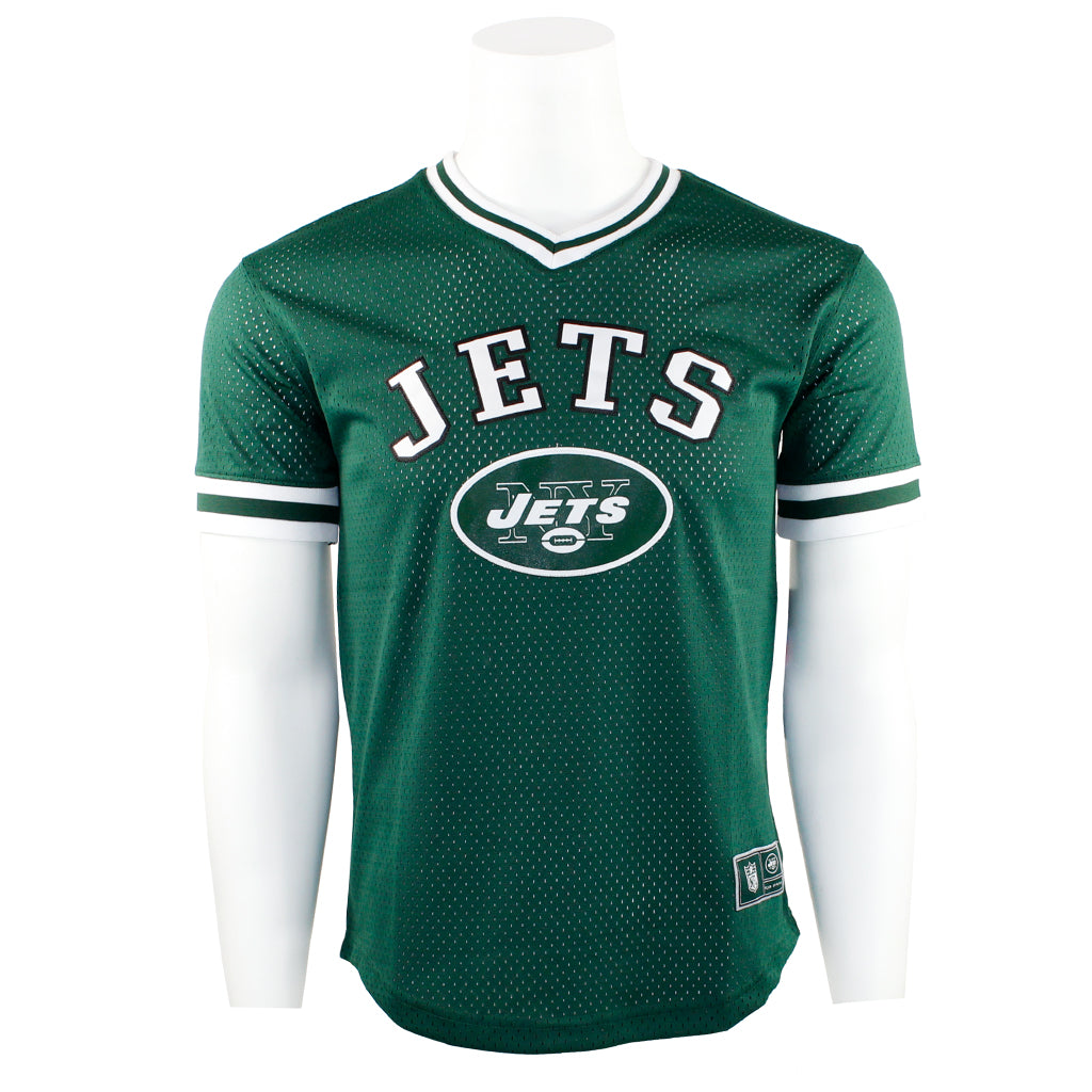 Jets V Neck Mesh Top - Denny's