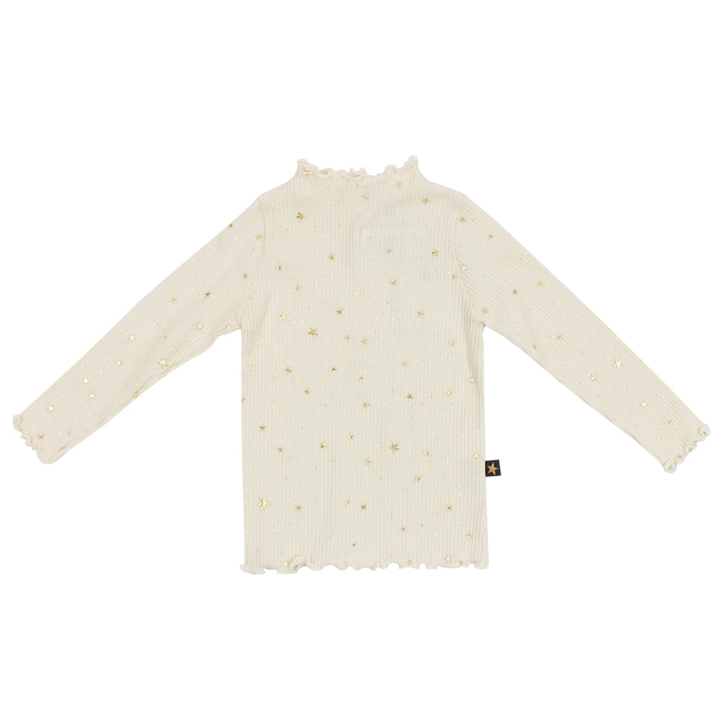 Ava Top Ivory and Gold - Denny's