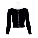 Hook and Eye Off Shoulder Top - Denny's