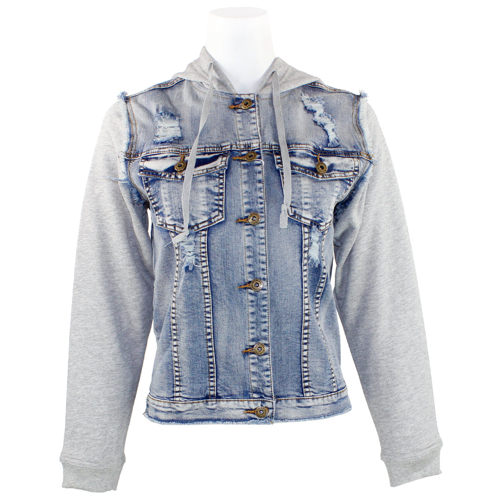Denim Hooded Jacket - Denny's