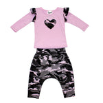 Two Piece Camo Harem Pant Set - Denny's