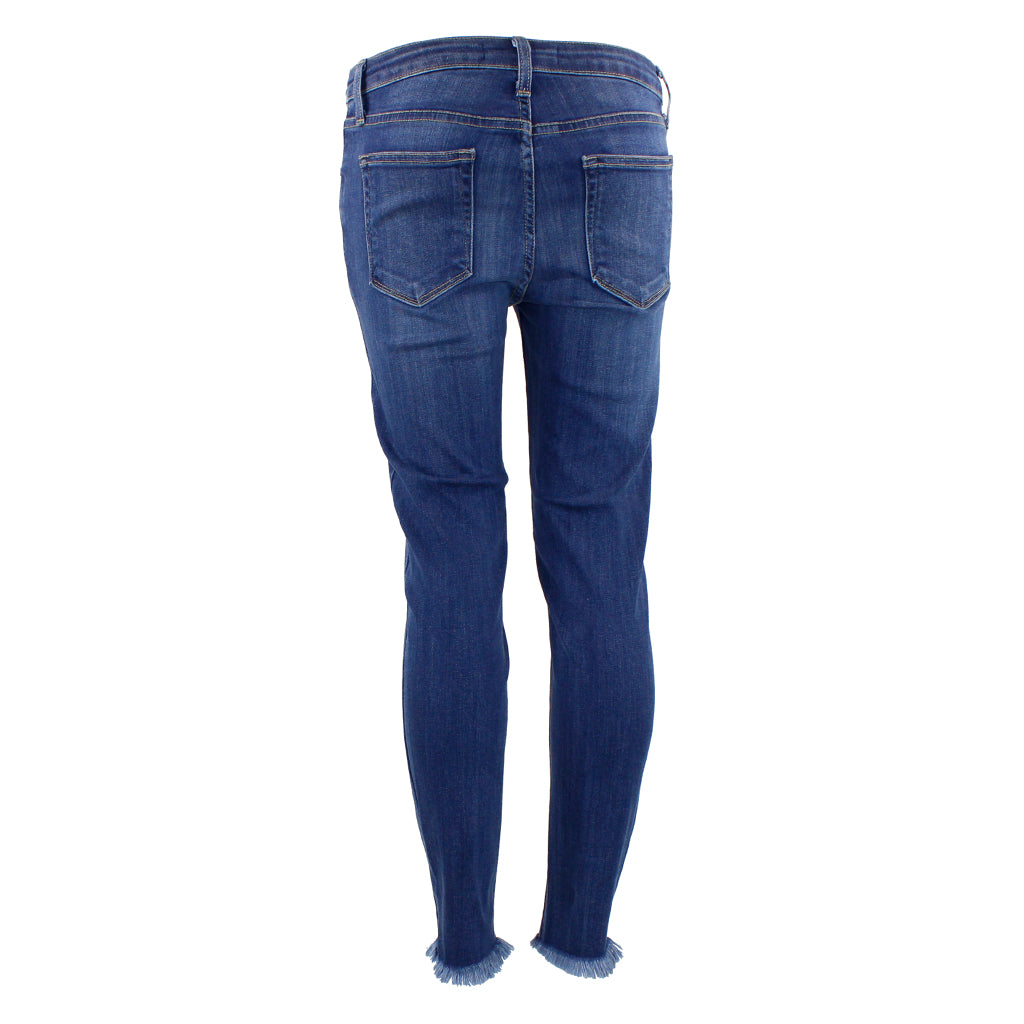 Destructed Hem Skinny Jean - Denny's