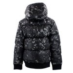 Black Geo Puffer Jacket - Denny's