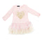 Dress with Tulle and Gold Heart - Denny's
