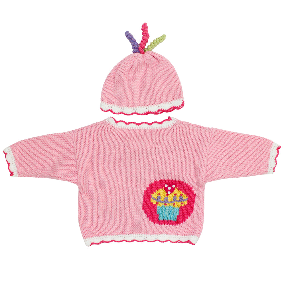Sweater with Hat Cute As A Cupcake - Denny's