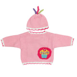 Sweater with Hat Cute As A Cupcake - Denny's