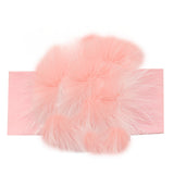 Headband Pink w Lt Pink Pom Pom - Denny's