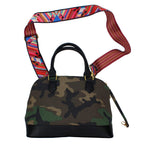 Black Nylon Crossbody Bag with Prism Strap - Denny's
