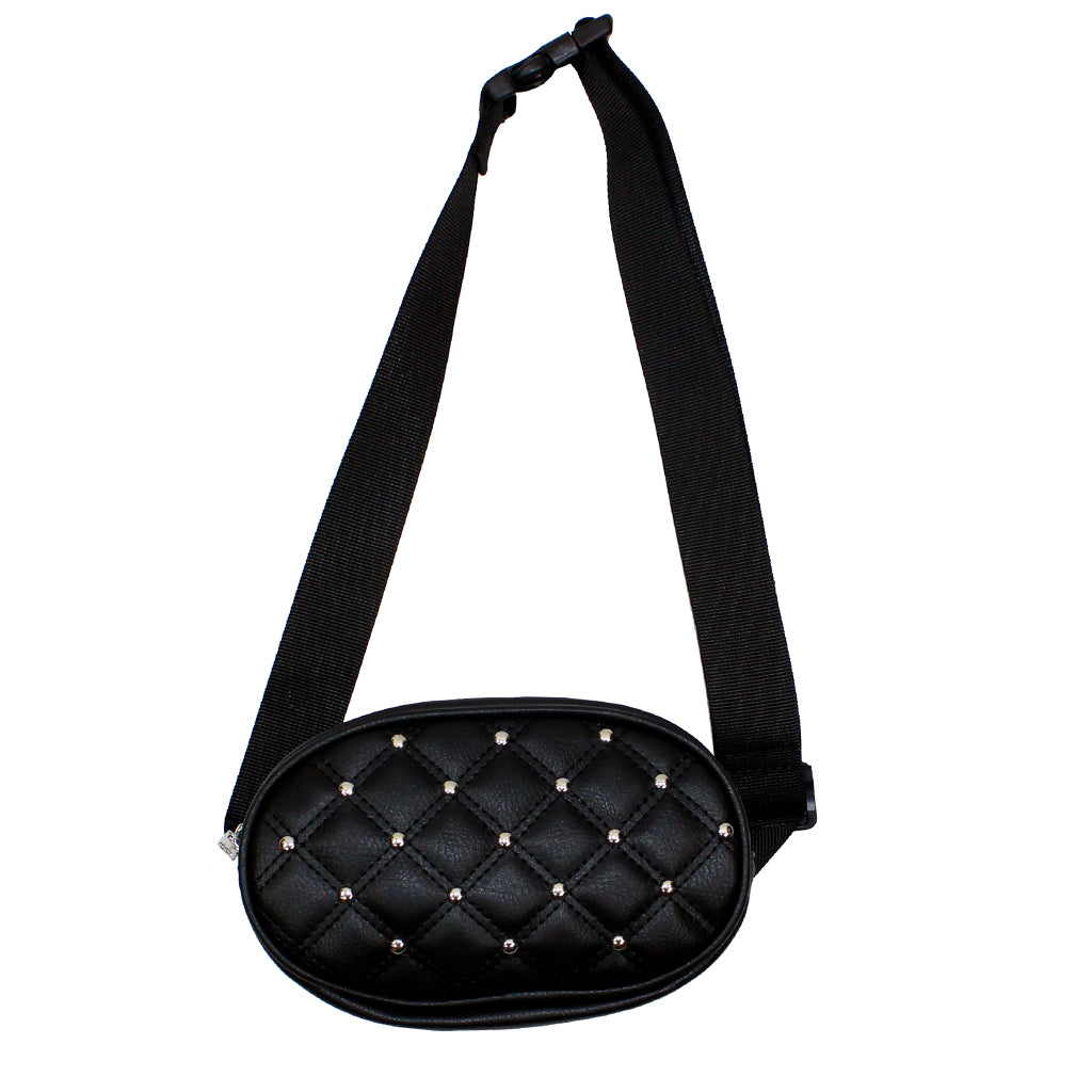 Quilted Fanny Pack with Pearls - Denny's