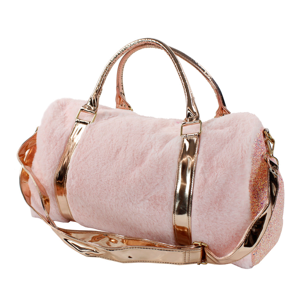 Small Fur Glitter Duffle - Denny's