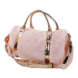Small Fur Glitter Duffle - Denny's