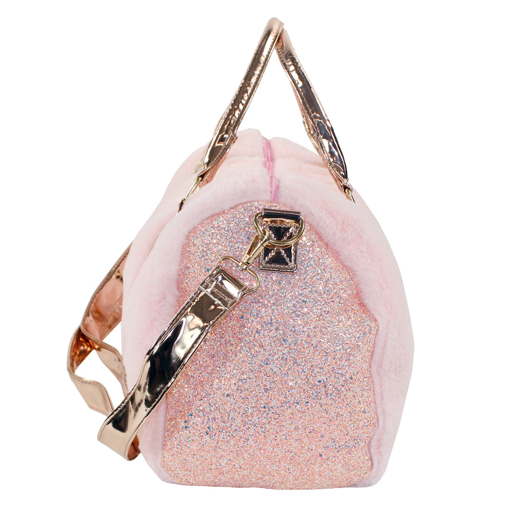 Small Fur Glitter Duffle - Denny's