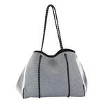 Gry/Silver NeopreneTote - Denny's
