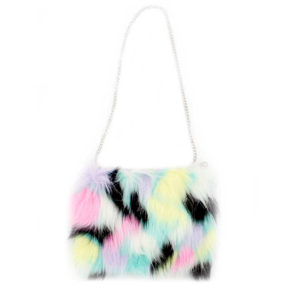 Magic Sequin Fur Bag with Evil Eye - Denny's