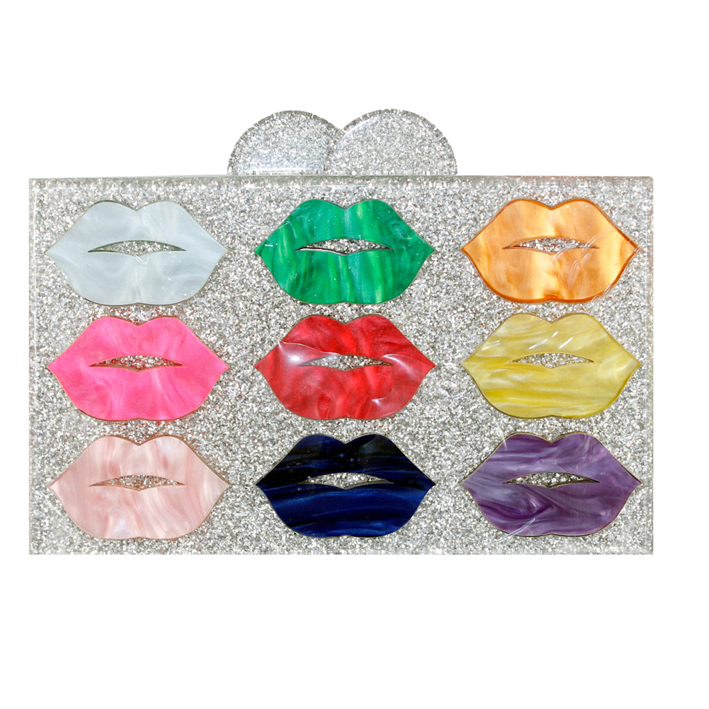 Lips Lucite Box Bag - Denny's
