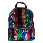 Rainbow Stripes Sequin Mini Backpack - Denny's