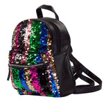 Rainbow Stripes Sequin Mini Backpack - Denny's