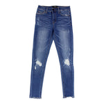 Distressed Annkle Skinny Jean - Denny's