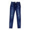 Medium Rise Distressed 3D Whister Skinny - Denny's