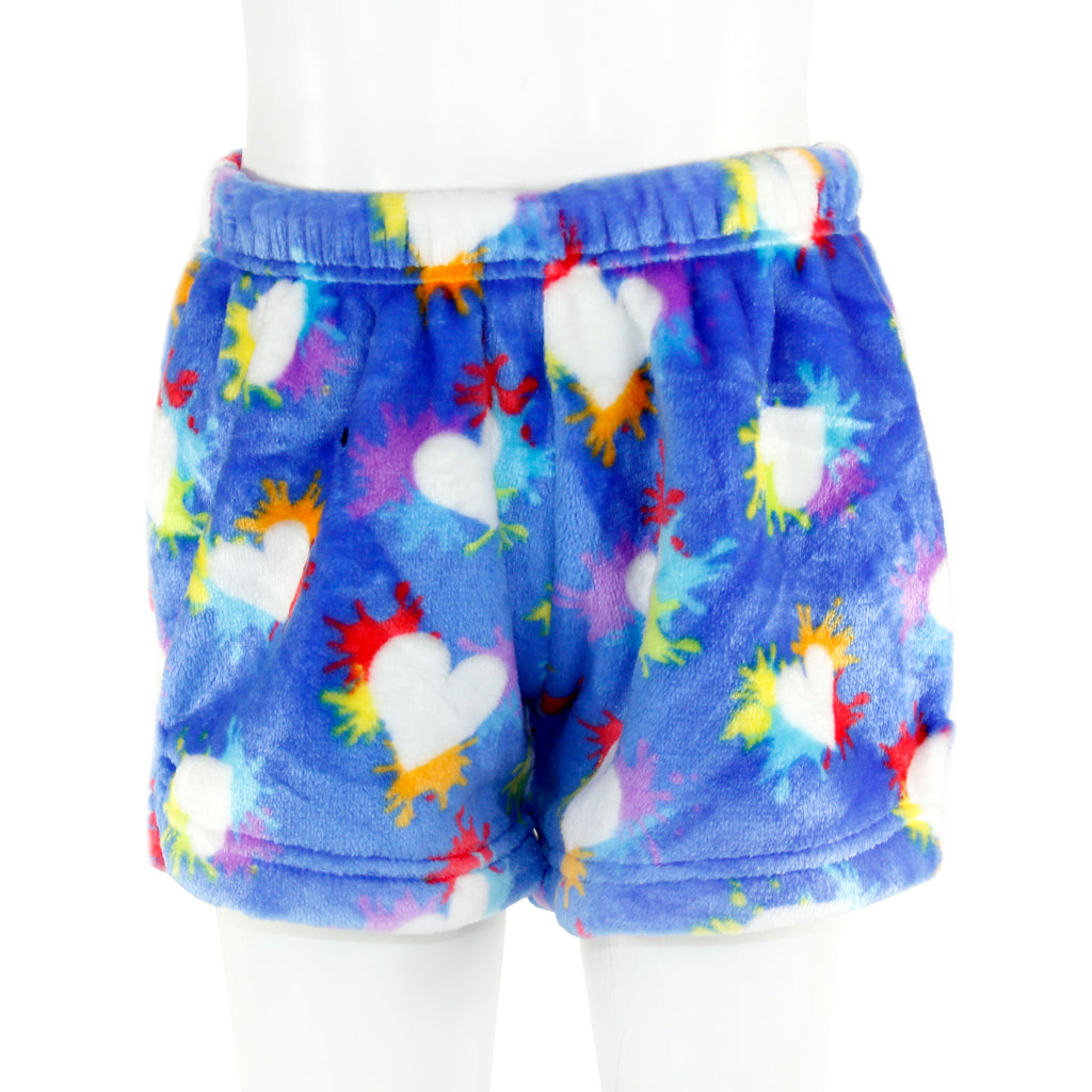 Splatter Hearts Plush Short - Denny's