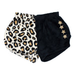 Leopard Color Block Short With Stars - Denny's