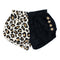 Leopard Color Block Short With Stars - Denny's