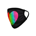 Rainbow Hrt Mask Adult Size - Denny's