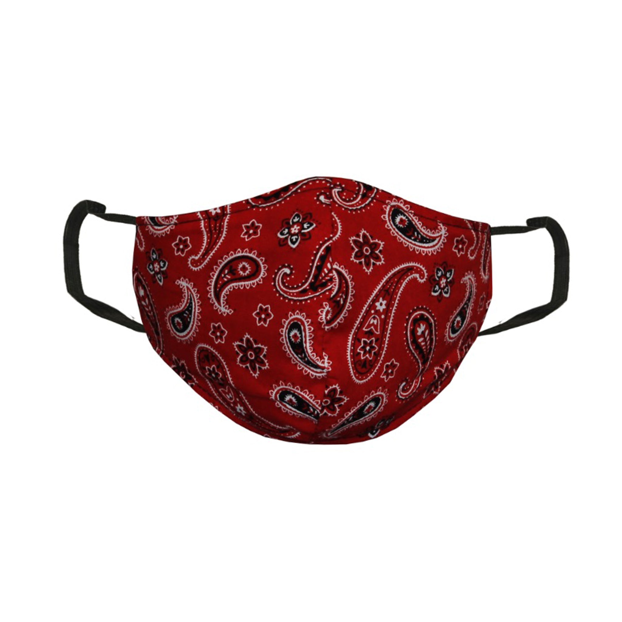 Blk/Wht Bandana Mask - Denny's