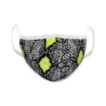 Blk/Wht Snake w Lime Mask - Denny's