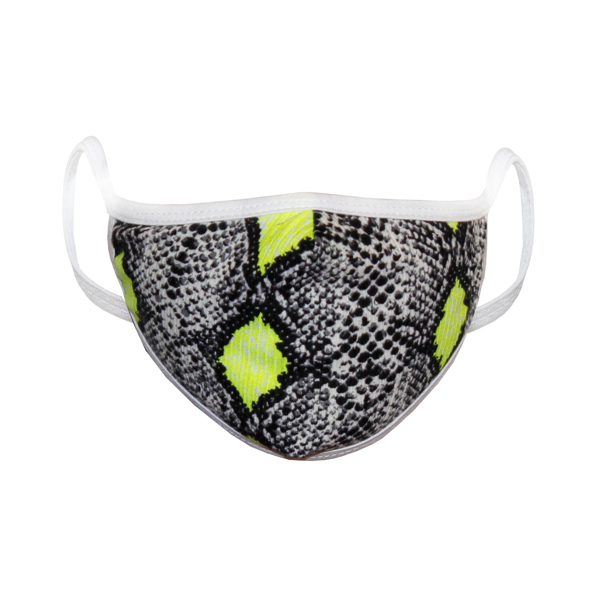 Blk/Wht Snake w Lime Mask - Denny's