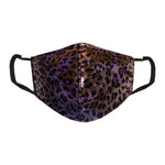 Purple Animal Print Mask - Denny's