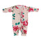 Ruffle Coveral Mauve Floral - Denny's