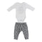 2 Piece Take Home Black / White Cheetah - Denny's